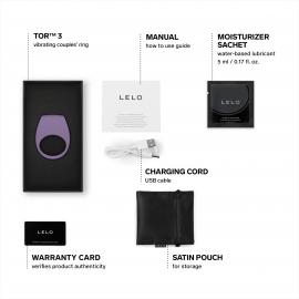 Ерекційне кільце з вібрацією LELO Tor 3 Violet Dusk - 5