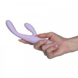 Тонкий кролик-вибратор Svakom Cici 2+ Lilac, управление со смартфона, подогрев до 38 °C - 8