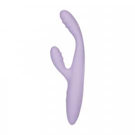 Тонкий кролик-вибратор Svakom Cici 2+ Lilac, управление со смартфона, подогрев до 38 °C - 1