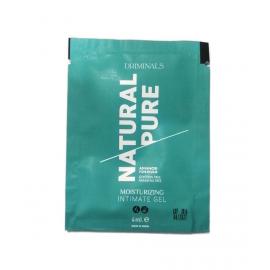 Пробник гель-лубриканта для чувствительной кожи Driminals Natural Pure (4 мл) - 1