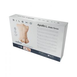 Торс із фалоімітатором на присосці SilexD Apollo L Male Torso Caramel - 7