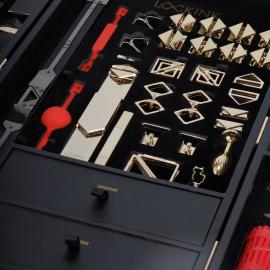 БДСМ-набор LOCKINK All-in-1 BDSM Play Kit - Crocodile Leather - 6