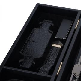 БДСМ-набор LOCKINK All-in-1 BDSM Play Kit - Crocodile Leather - 4