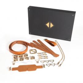 БДСМ-набор LOCKINK Bondage & Restraint Brown Set - 1