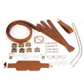 БДСМ-набор LOCKINK Bondage & Restraint Brown Set - 8