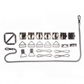 БДСМ-набор LOCKINK Bondage & Restraint Black Set - 9