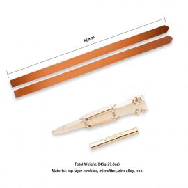 БДСМ-набор LOCKINK Teasing & Impact-Play Brown Set - 3