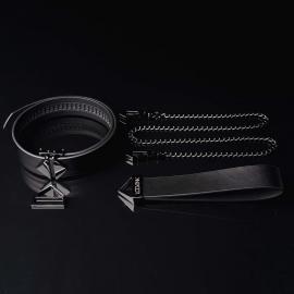 Повідець LOCKINK Tied Collar with Leash Set - Black - 2