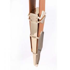 Регульована шльопанка LOCKINK Adjustable Slapper for Impact Play - Brown - 6