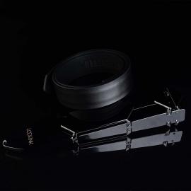 Регульована шльопанка LOCKINK Adjustable Slapper for Impact Play - Black - 7