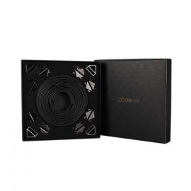 Набір із 8 ременів для зв'язування LOCKINK 8-Bondage-Straps Restraint Set - Black - 7