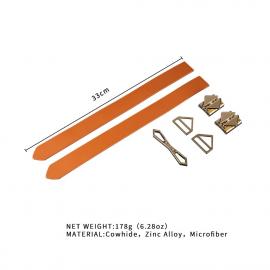 Наручники LOCKINK Wristcuffs/Anklecuffs Brown Set - 8