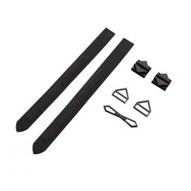 Наручники LOCKINK Wristcuffs/Anklecuffs Black Set - 2