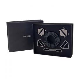 Наручники LOCKINK Wristcuffs/Anklecuffs Black Set - 3