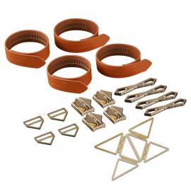 Набір для зв'язування LOCKINK Hogtie Set - Brown - 8