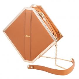 Сумка LOCKINK Mysterious Square Kink Bag - Brown - 1