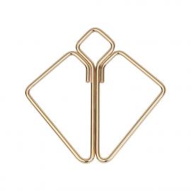 Затискачі для сосків з важкою підвіскою LOCKINK Nipple Clamps with Heavy Pendant - Golden - 7