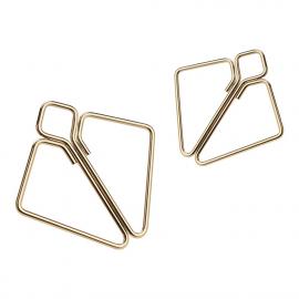 Затискачі для сосків з важкою підвіскою LOCKINK Nipple Clamps with Heavy Pendant - Golden - 9
