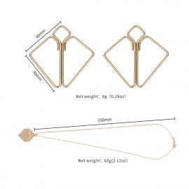 Затискачі для сосків з важкою підвіскою LOCKINK Nipple Clamps with Heavy Pendant - Golden - 6