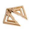 Затискачі для сосків з легкою підвіскою LOCKINK Adjustable Nipple Clamps with Light Pendant - Golden