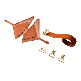 Маска на глаза LOCKINK Vixen Blindfold Brown Set - 5