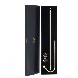 Анальний гак LOCKINK Golden Adjustable Anal Hook Set - 5