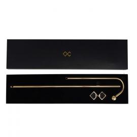 Анальний гак LOCKINK Golden Adjustable Anal Hook Set - 4