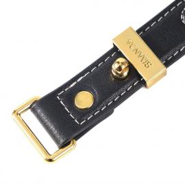 Повідець LOCKINK SEVANDA Love Heart Butterfly Leather Collar Set - Black - 2