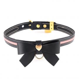 Повідець LOCKINK SEVANDA Love Heart Butterfly Leather Collar Set - Black - 4