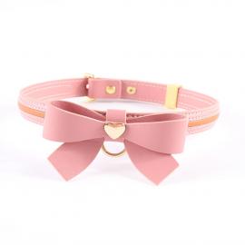 Повідець LOCKINK SEVANDA Love Heart Butterfly Leather Collar Set - Pink - 3