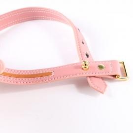 Повідець LOCKINK SEVANDA Love Heart Butterfly Leather Collar Set - Pink - 4
