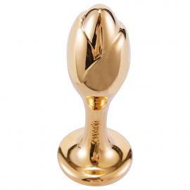 Металлическая анальная пробка Хвост пони LOCKINK SEVANDA White Pony-Tail Anal Rose-shape Plug - 5