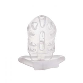 Клітка для пеніса LOCKINK SEVANDA Plastic Penis Chastity Cage - Transparent - 9