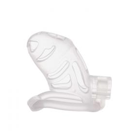 Клітка для пеніса LOCKINK SEVANDA Plastic Penis Chastity Cage - Transparent - 4