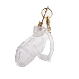 Клітка для пеніса LOCKINK SEVANDA Plastic Penis Chastity Cage - Transparent - 7