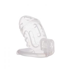 Клітка для пеніса LOCKINK SEVANDA Plastic Penis Chastity Cage - Transparent - 6