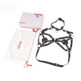 Портупея на груди LOCKINK SEVANDA Queen Chest Harness with Removable Bra - 9