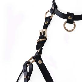 Портупея на груди LOCKINK SEVANDA Queen Chest Harness with Removable Bra - 7