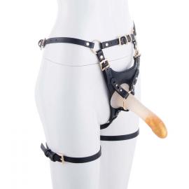 Страпон LOCKINK SEVANDA Queen Sheba Strapon - Golden Dildo - 6