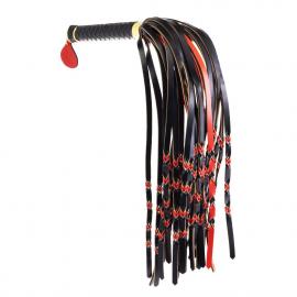 Флогер LOCKINK SEVANDA Red & Black Braided Tail Flogger - 1
