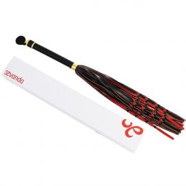 Флогер LOCKINK SEVANDA Red & Black Braided Tail Flogger - 7