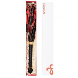 Флогер LOCKINK SEVANDA Red & Black Braided Tail Flogger - 9