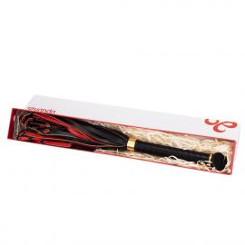 Флогер LOCKINK SEVANDA Red & Black Braided Tail Flogger - 6