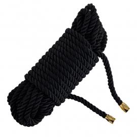 Мотузка для шибарі LOCKINK SEVANDA Shibari Pratice Rope Black, 8 метрів - 1