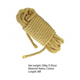 Мотузка для шибарі LOCKINK SEVANDA Shibari Pratice Rope Golden, 8 метрів - 2