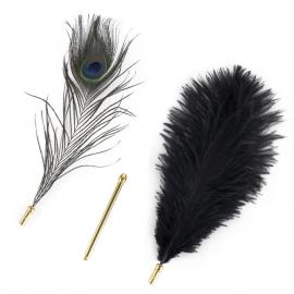 Лоскітка LOCKINK SEVANDA Natural Peacock Flirting Feather Tickler - 1