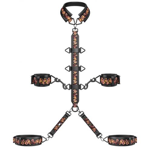 БДСМ-набір LOCKINK Flowering Serpent - Bondage Set, 12 шт.