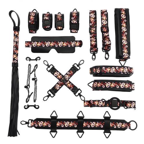 БДСМ-набір LOCKINK Flowering Serpent - Bondage Set, 12 шт.