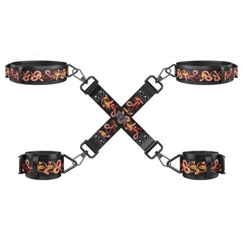 БДСМ-набір LOCKINK Flowering Serpent - Bondage Set, 12 шт.