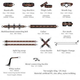 БДСМ-набор LOCKINK The Flowering Serpent - Bondage Set, 12 шт. - 7